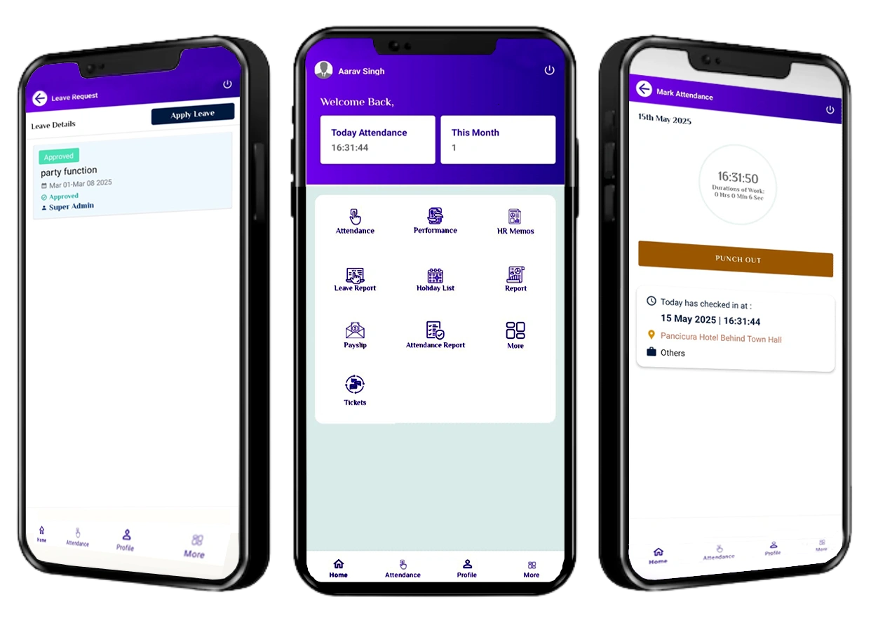 Mobile App For Employee Attendance