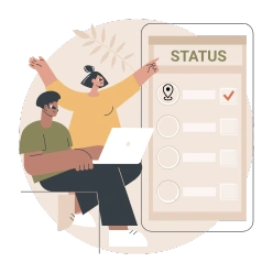 Device sync status